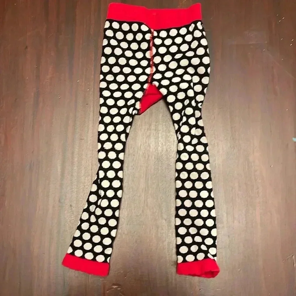 Lazy One Bear Cheeks black and white spots size 4T